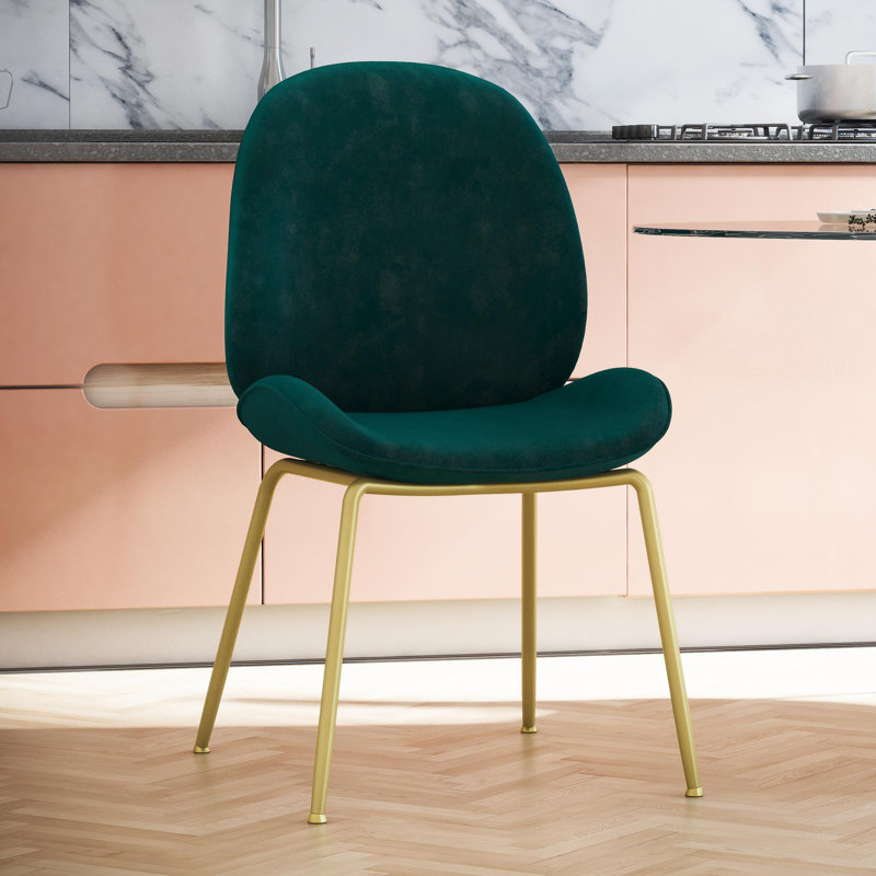 CosmoLiving by Cosmopolitan Astor Velvet Upholstered Side Chair